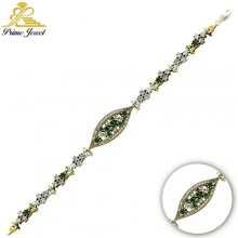 Gümüş Otantik Taşlı Biezik /Bileklik